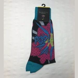 BUGATCHI Pop Mid Calf Cotton Blend Dress Socks
